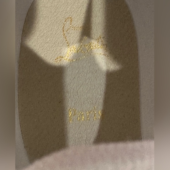 Christian Louboutin White and Red Sneakers - Picture 7 of 9